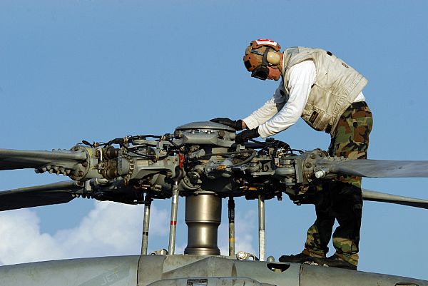 Aviation Electrician's Mate 2nd Class Justin Williams, assigned to the 