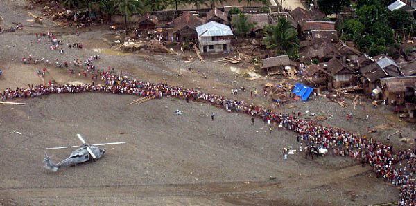 U.S. Navy aircrewmen assigned to the 