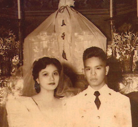 church wedding in 1953